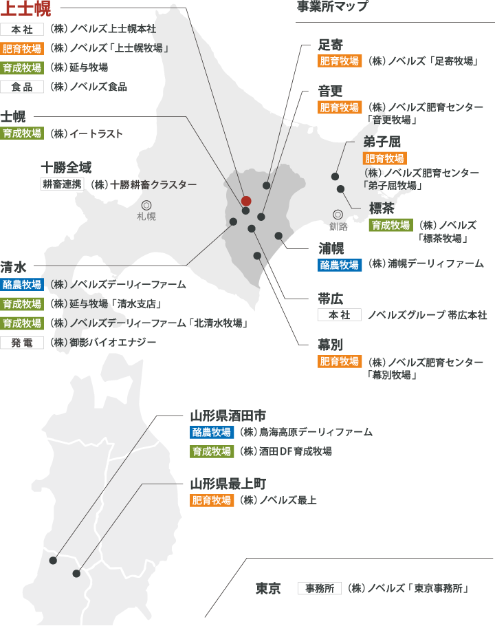 事業一覧マップ